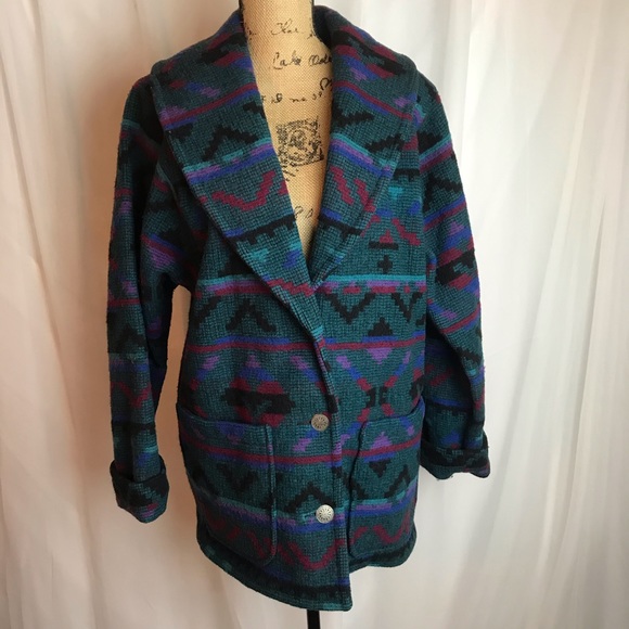 Woolrich Jackets & Blazers - Vintage Woolrich Woman Blanket Coat